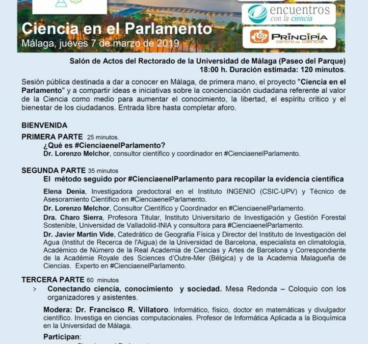 Ciencia en el Parlamento