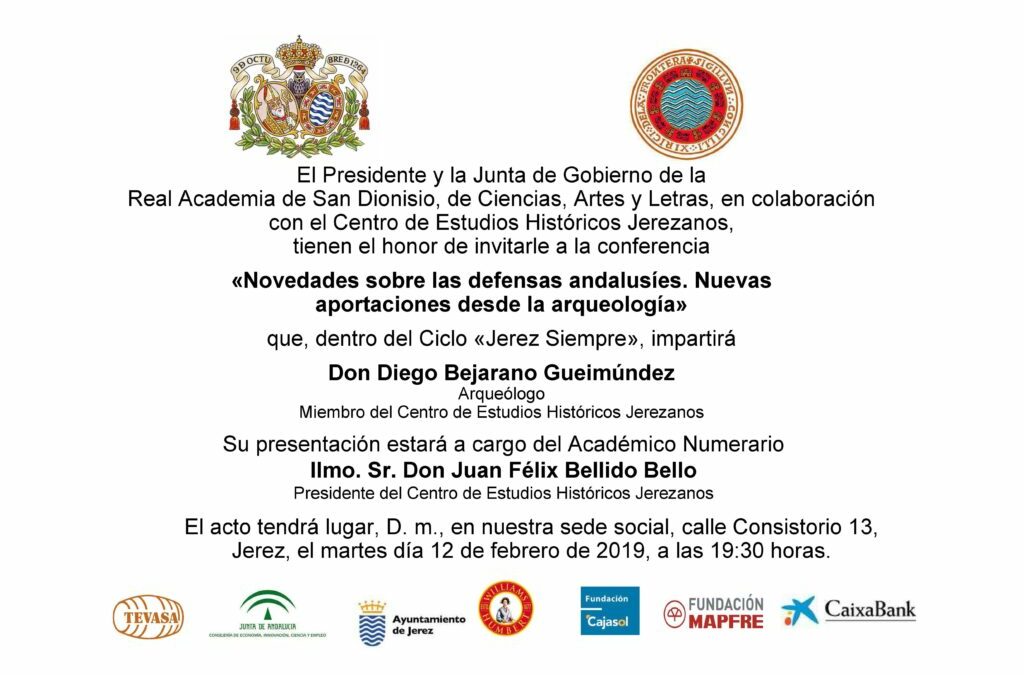 Conferencia: «Novedades sobre las defensas andalusíes. Nuevas aportaciones desde arqueología»