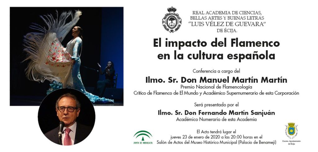 Conferencia: «El impacto del Flamenco en la cultura española».