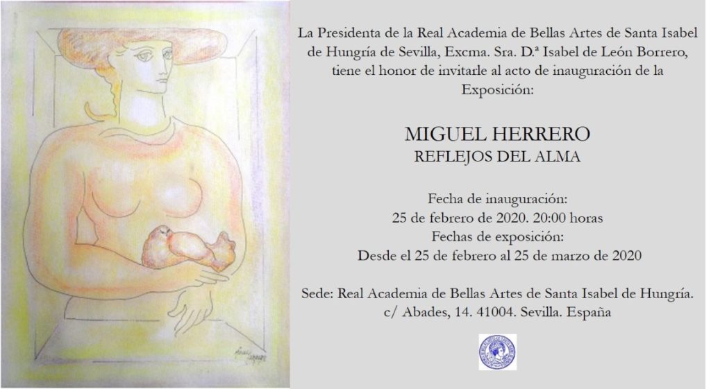 Inauguración de la Exposición de Miguel Herrero: «Reflejos del Alma»