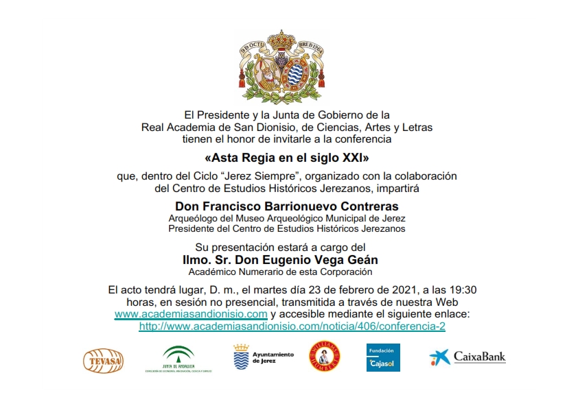 Conferencia: «Asta Regia en el siglo XXI»