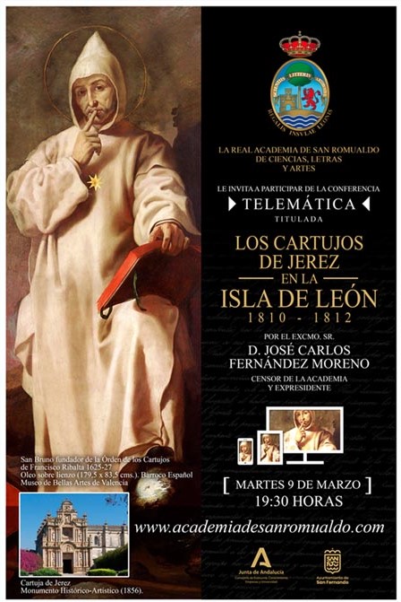 Conferencia: «Los Cartujos de Jerez en la Isla de León 1810-1812»