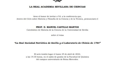 Conferencia pronunciada por el Prof. D. Manuel Castillo Martos