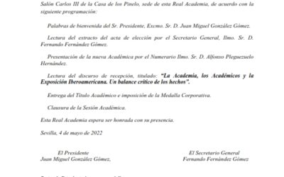 Recepción como Académica Correspondiente en Bogotá (Colombia) de la electa Ilma. Sra. Dª. Amparo Graciani García