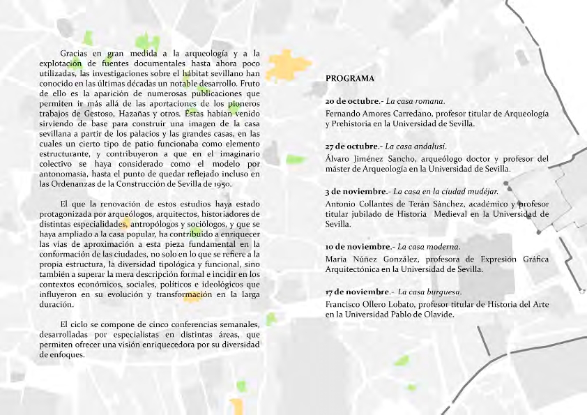 Ciclo de conferencias: La Casa Sevillana