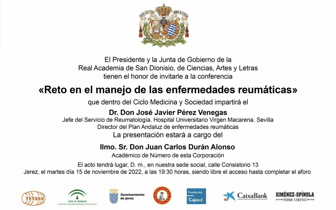 Conferencia: «Reto en el manejo de las enfermedades reumáticas»