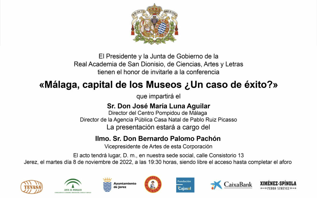 Conferencia: «Málaga, capital de los Museos ¿Un caso de éxito?»