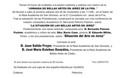 Jornada de Bellas Artes en Jerez de la Fra.