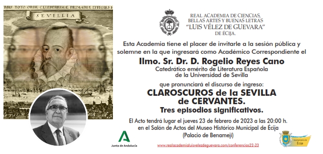 Ingreso como Académico Correspondiente del Ilmo. Sr. Dr. D. Rogelio Reyes Cano