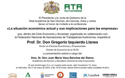 Conferencia: «La situación económica actual y sus implicaciones para las empresas» por el Prof. Dr. D. Gregorio Izquierdo Llanes