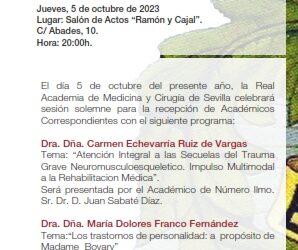 Recepción de Académicos Correspondientes: Dra. Dña. Carmen Echevarría Ruiz de Vargas y Dra. Dña. María Dolores Franco Fernández