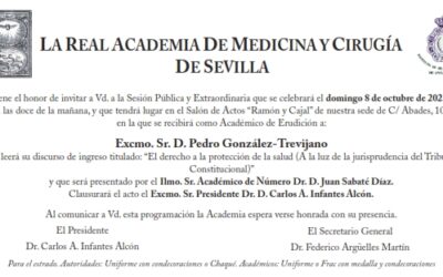 Recepción como Académico de Erudición al Excmo. Sr. D. Pedro González-Trevijano