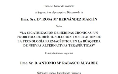 Ingreso como Académica Correspondiente de la Ilma. Sra. Dª. Rosa Mª. Hernández Martín