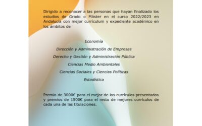 XIV Premio Andaluz de Trayectorias Académicas Universitarias