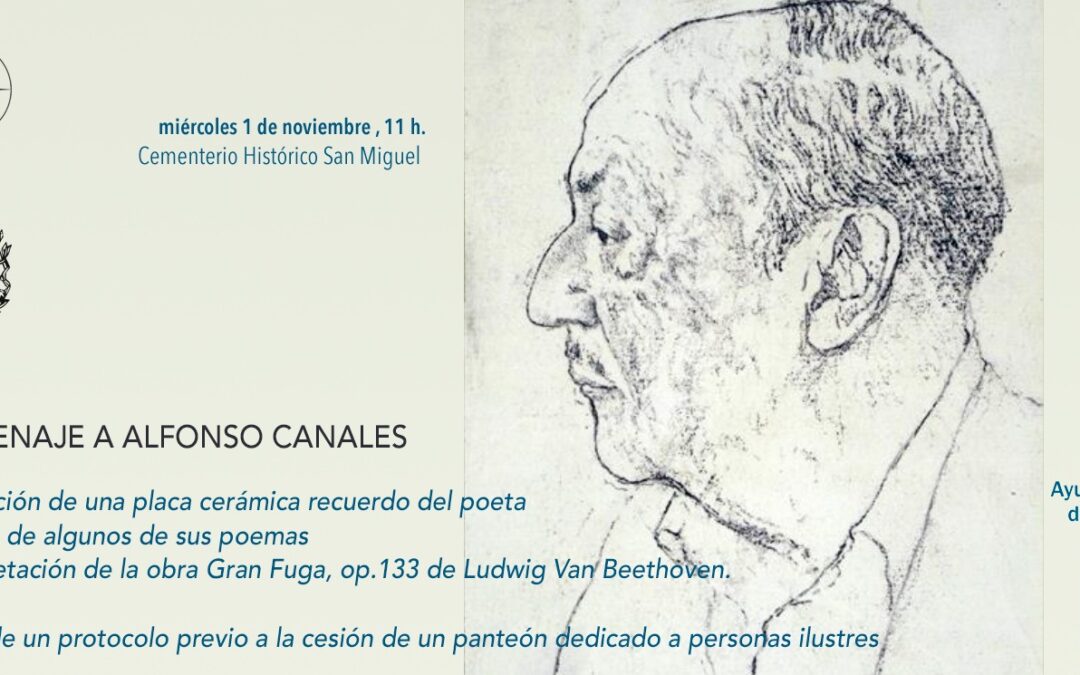 Homenaje al poeta Alfonso Canales