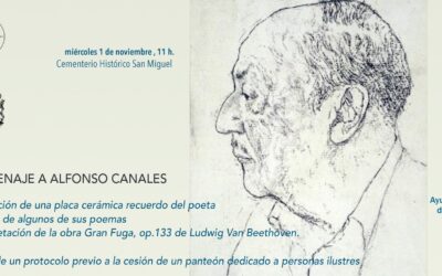 Homenaje al poeta Alfonso Canales