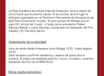 «El gran parque de Málaga para el siglo XXI. Arroyo del Cuarto»