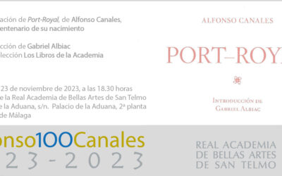 Presentación del libro: «Port-Royal» de Alfonso Canales