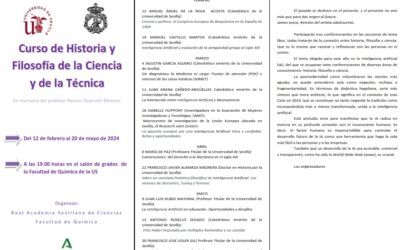 Curso de Historia y Filosofía de la Ciencia y de la Técnica: «La interacción entre Inteligencia Artificial y Neurociencia» por Juan Arana Cañedo-Argüelles