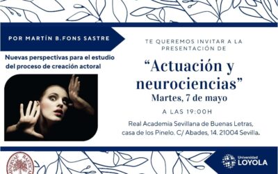 Presentación del libro: «Actuación y neurociencias» por Martín B. Fons Sastre