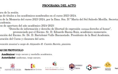 Apertura del Curso Académico 2024-2025