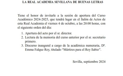 Apertura del Curso Académico 2024-2025