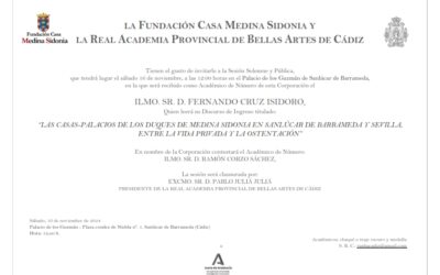 Recepción como Académico de Número del Ilmo. Sr. D. Fernando Cruz Isidoro