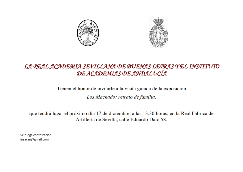 Visita guiada exposición «Los Machado: retrato de familia»